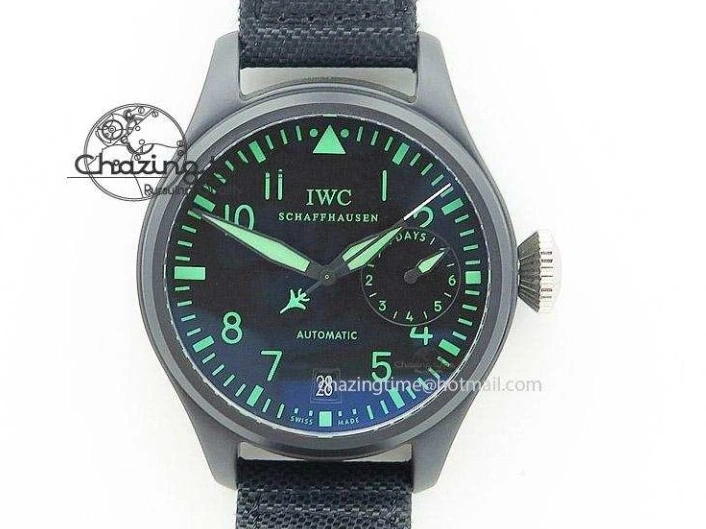 MIROTIME 0105 MARK XVIII Le Petit Prince IW327004 SS FKF 1:1 Best Edition Blue Dial On Brown Leather Strap Trendsetting 7117